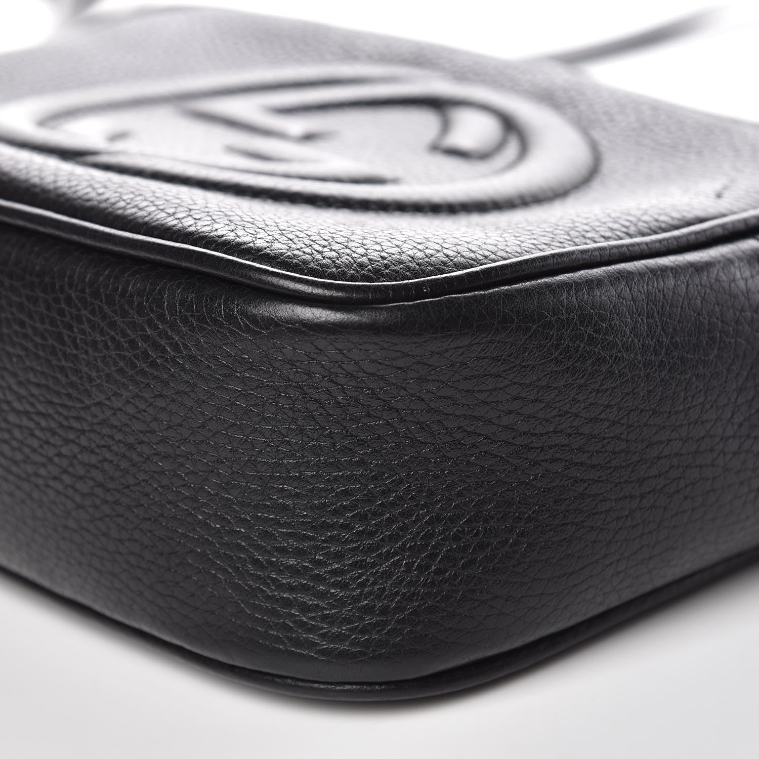 Gucci Pebbled Calfskin Small Soho Disco Bag Black 9 of 11
