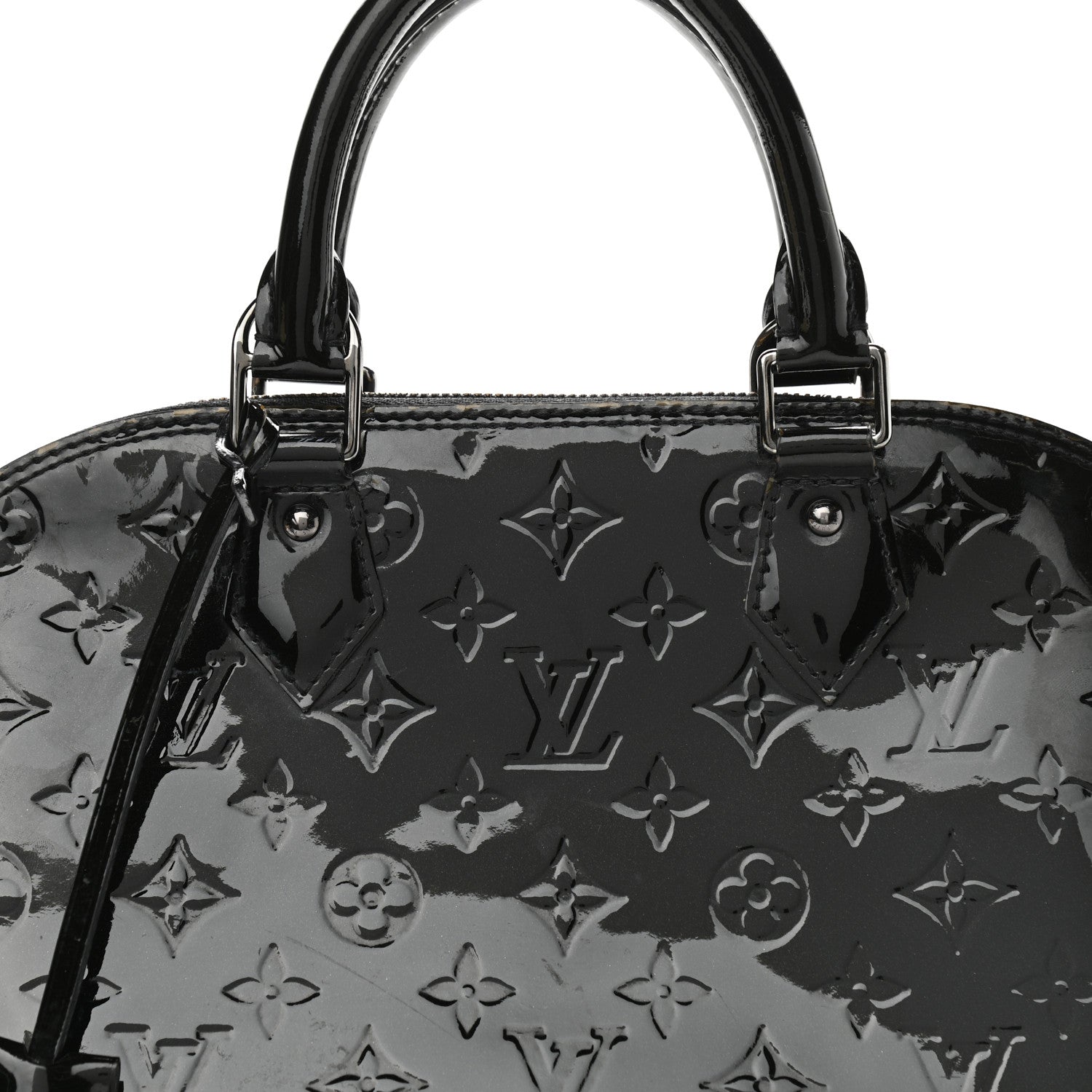 Louis Vuitton Vernis Alma PM Noir Magnetique 7 of 11