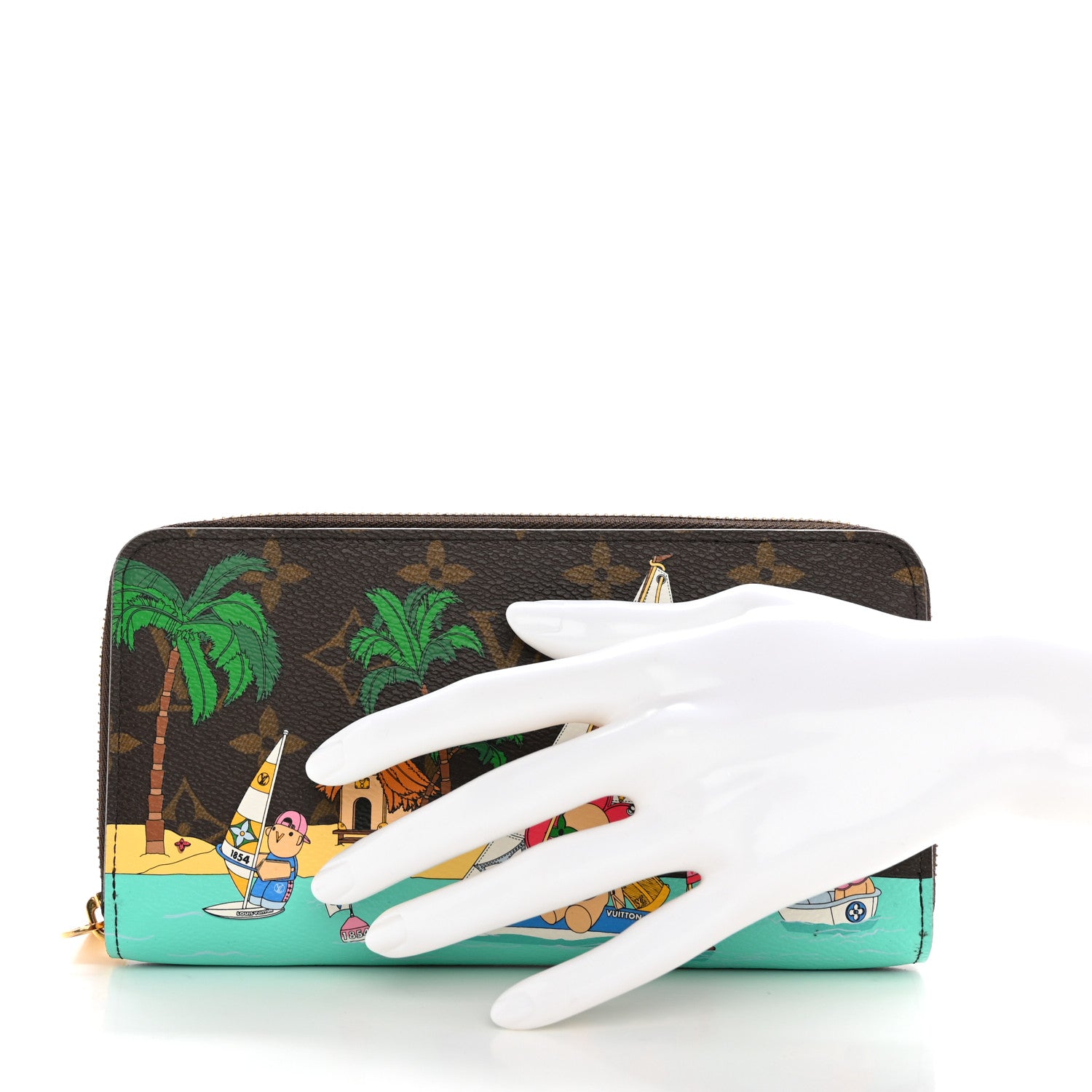 Louis Vuitton Monogram Animation Zippy Wallet 2 of 12