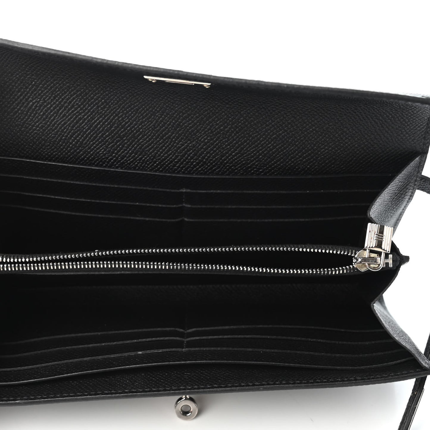 Epsom Kelly Longue Wallet Black