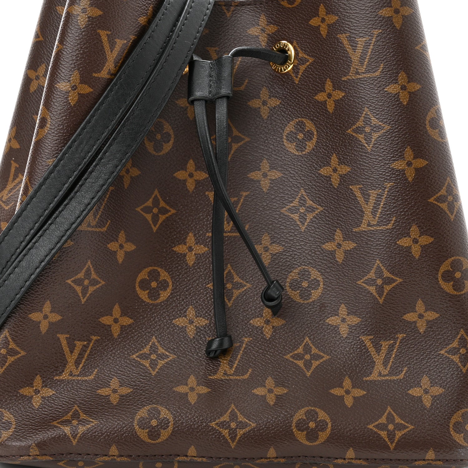 Louis Vuitton Monogram Neonoe MM Black 7 of 10