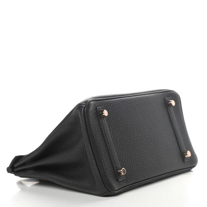 Hermes Togo Birkin 25 Black 5 of 34