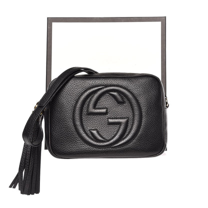 Gucci Pebbled Calfskin Small Soho Disco Bag Black 14 of 14