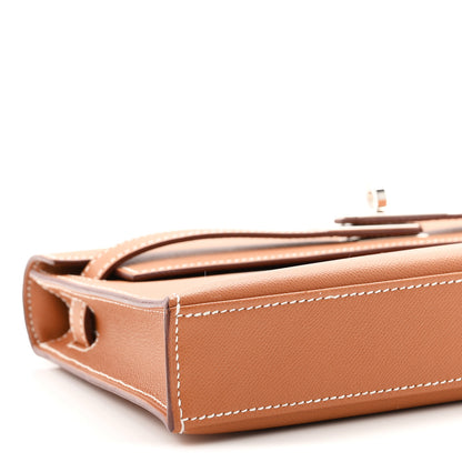 Hermes Madame Calfskin Kelly Elan Gold 9 of 11