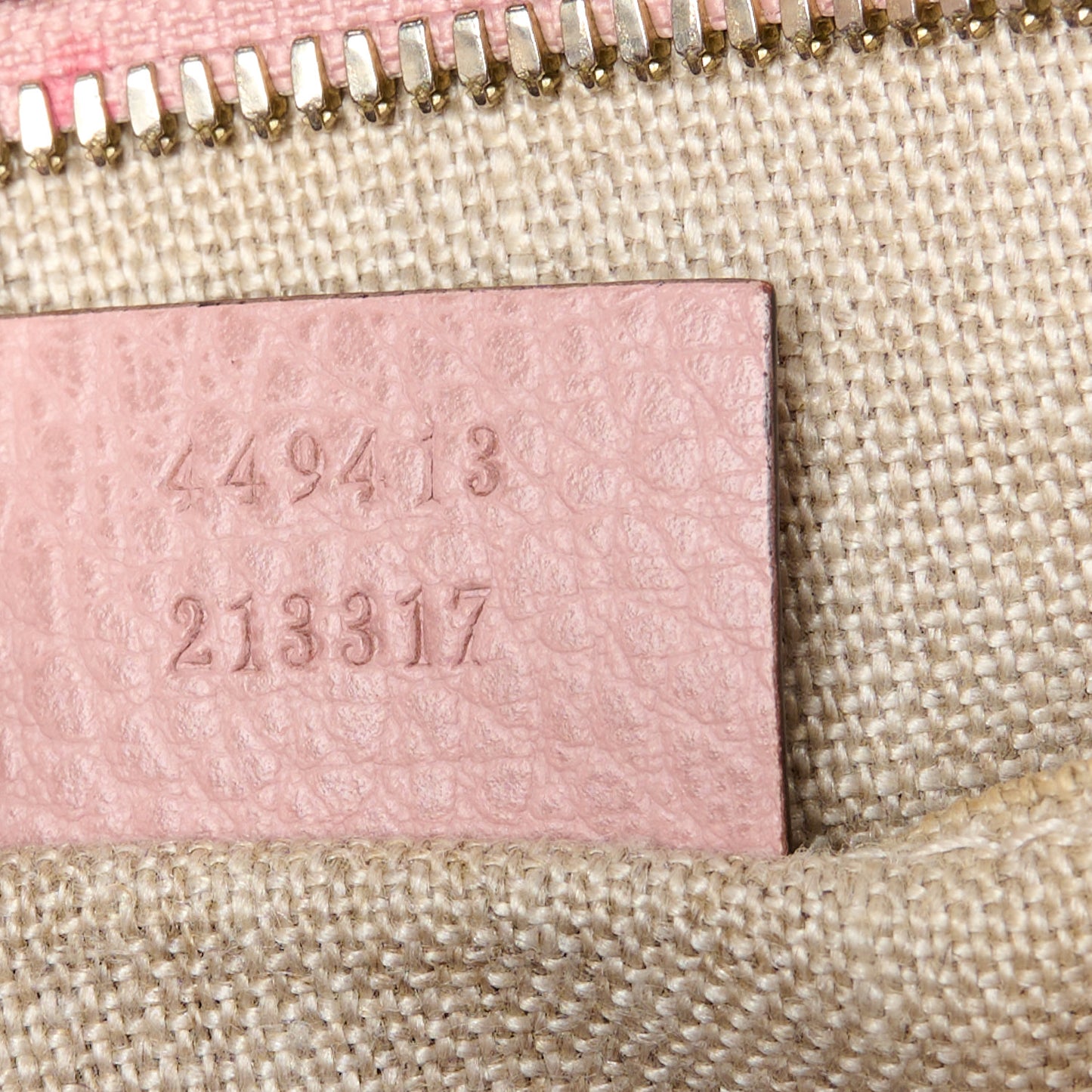 Monogram Mini Bree Messenger Bag Beige Soft Pink