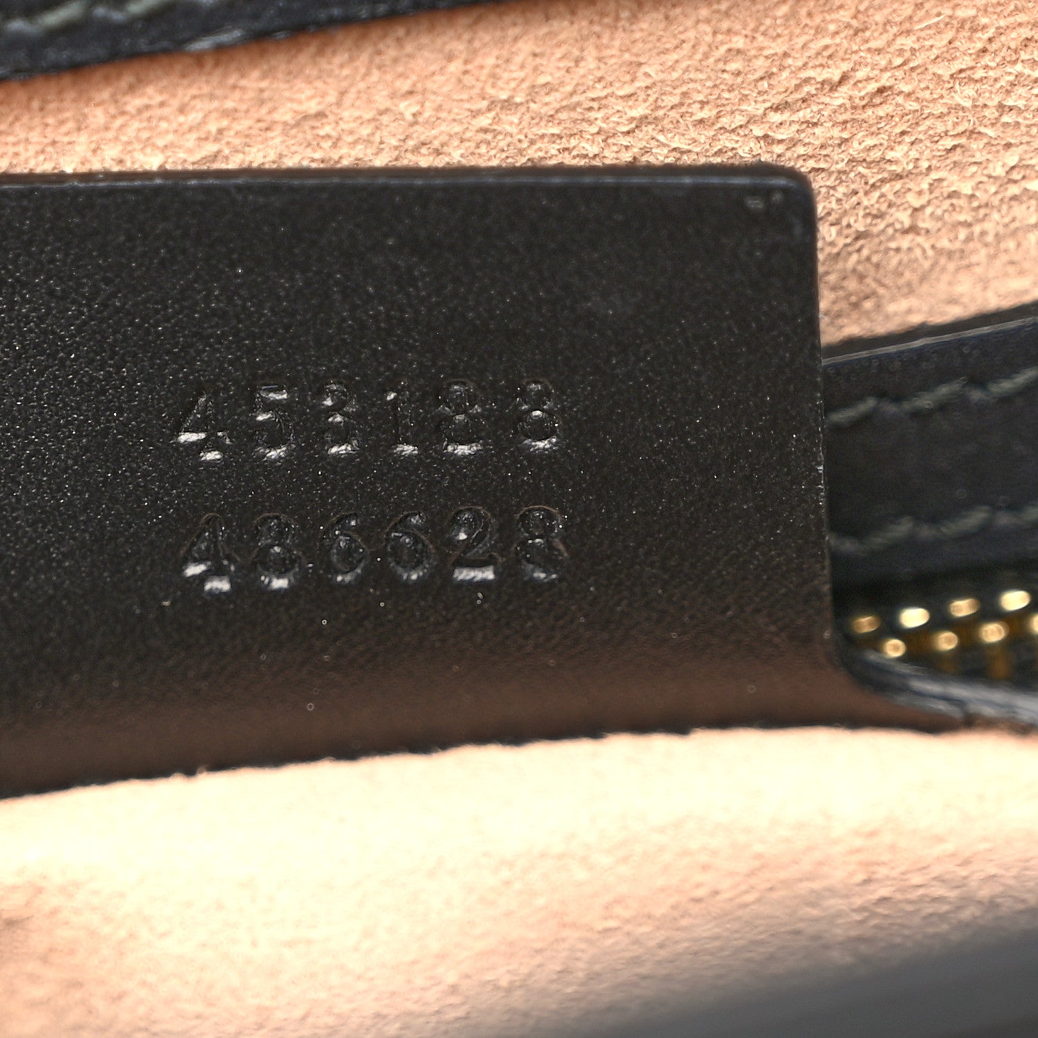 Gucci Guccissima Signature Small Padlock Top Handle Bag Black 7 of 12