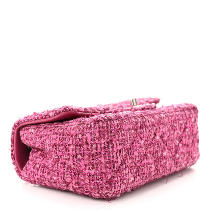 Chanel Metallic Tweed Quilted Mini Rectangular Flap Pink 4 of 11