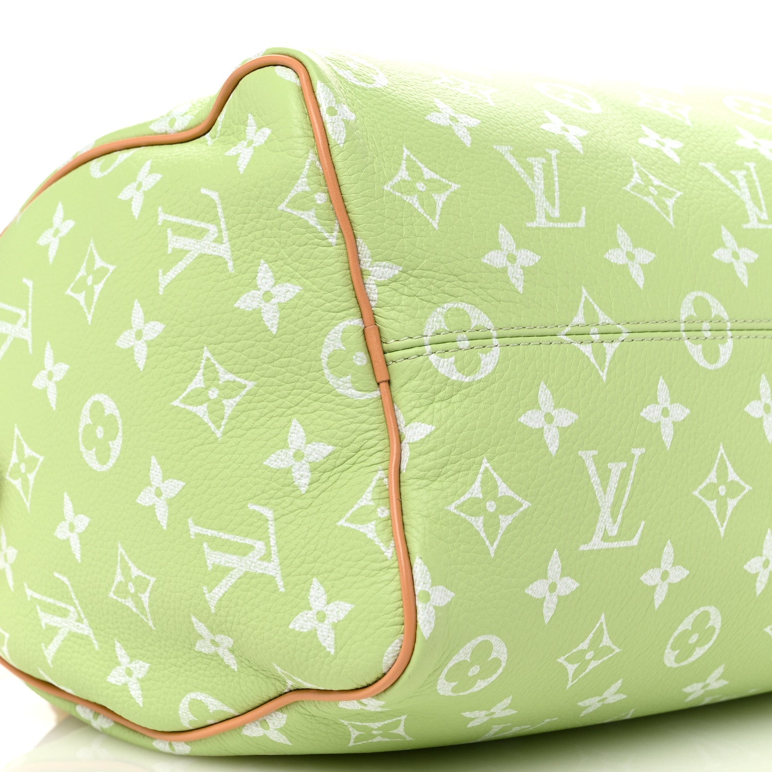 Louis Vuitton Calfskin Monogram Speedy P9 Bandouliere 30 Frozen Lime 9 of 11