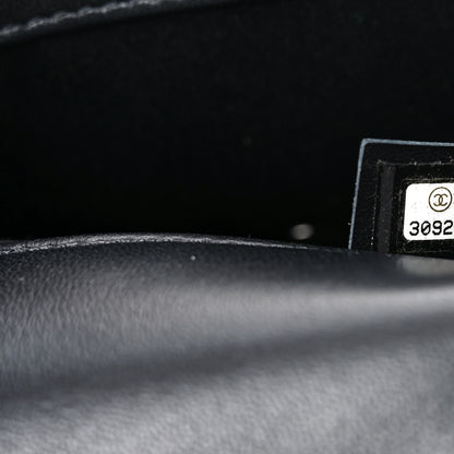 Chanel Sequin Mini Rectangular Flap Black White 7 of 11