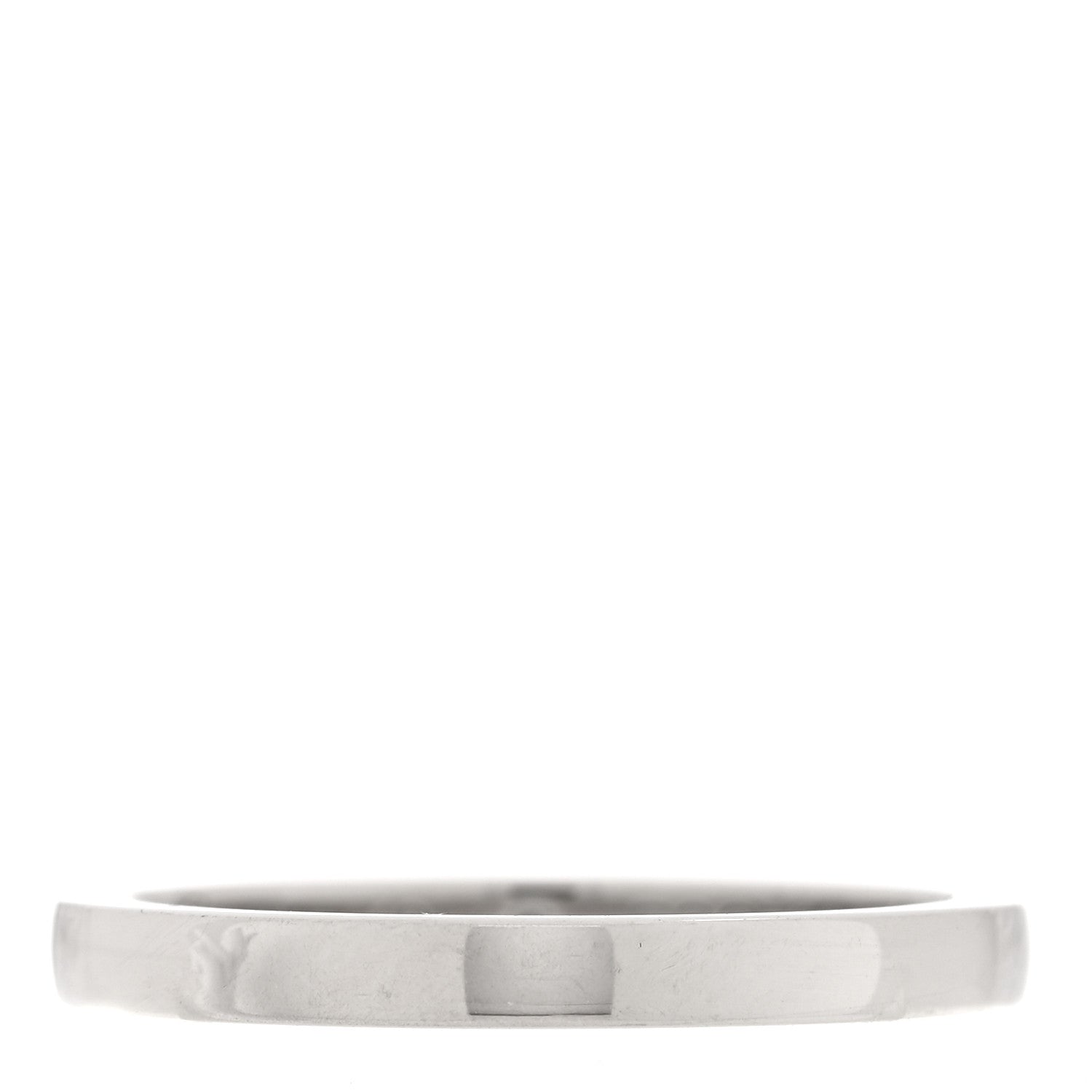 Cartier Platinum Diamond 2.1mm Ballerine Wedding Band Ring 48 4.5 3 of 5