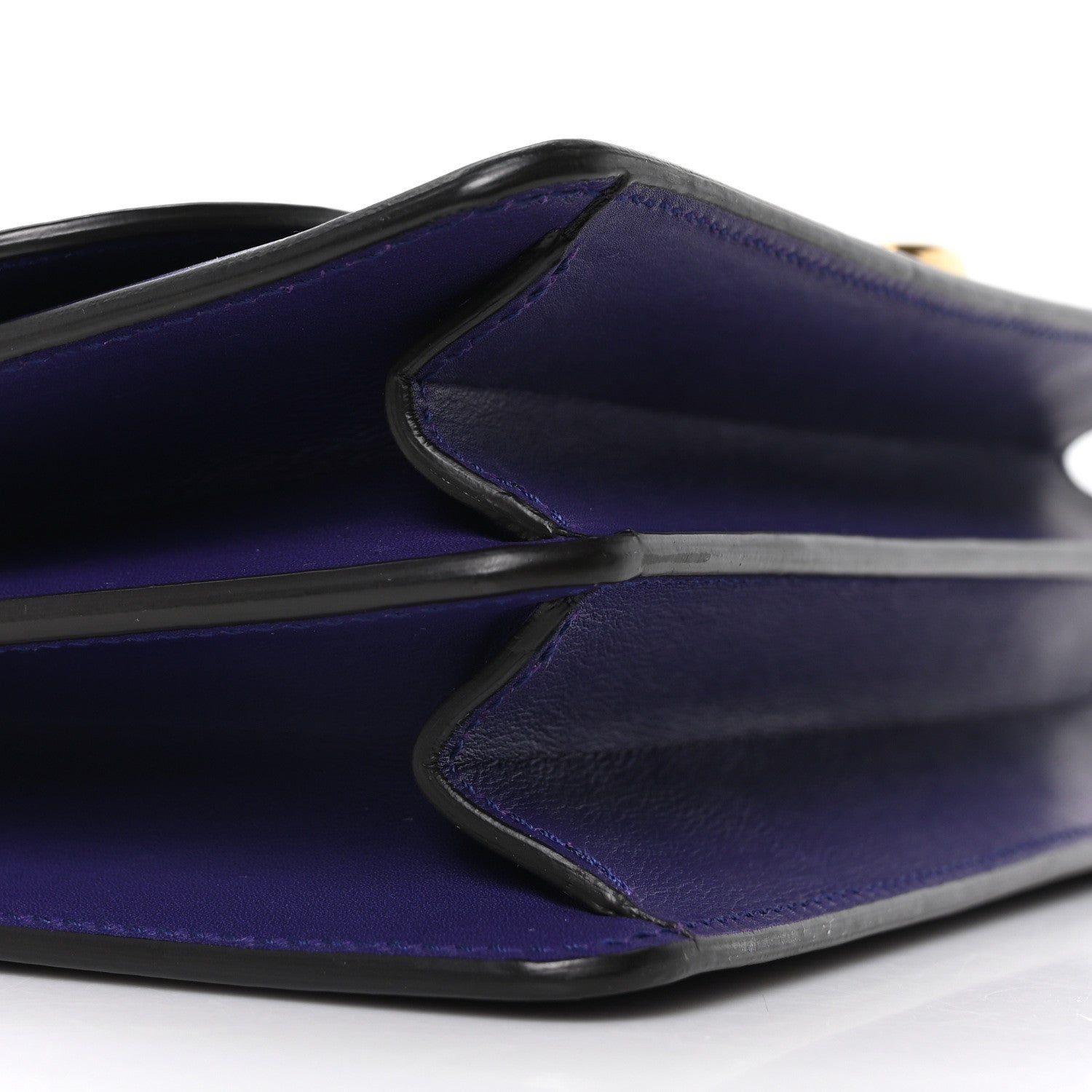 Salvatore Ferragamo Calfskin Joanne Crossbody Purple 1766736