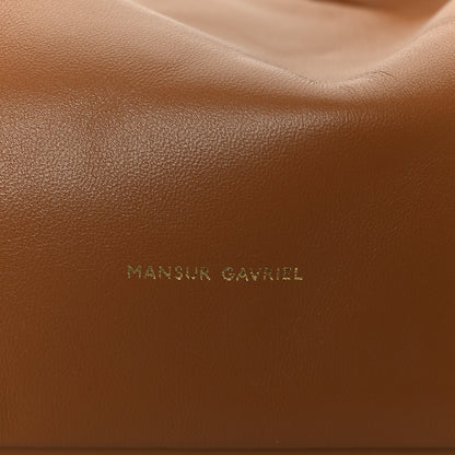 Mansur Gavriel Lambskin Cloud Mini Clutch Caramel 7 of 10