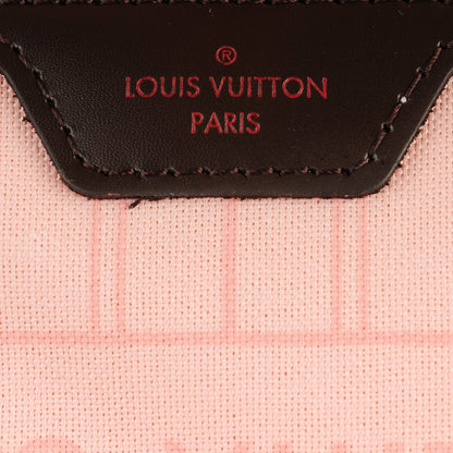 Louis Vuitton Damier Ebene Neo Neverfull MM Rose Ballerine 6 of 8