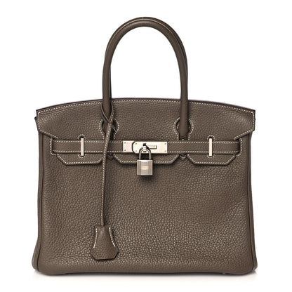 Hermes Togo Birkin 30 Etoupe 1 of 35