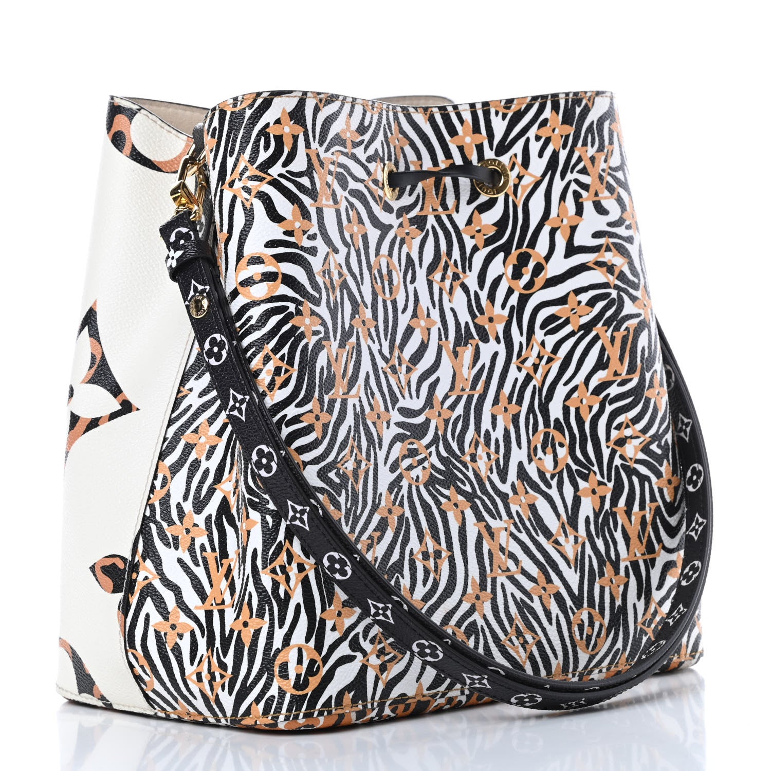 Louis Vuitton Monogram Giant Jungle NéoNoé Ivory 3 of 10