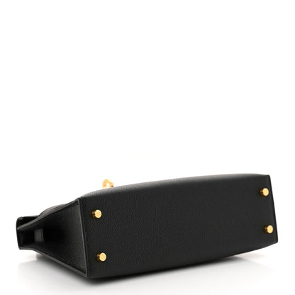 Hermes Epsom Mini Kelly Sellier 20 Black 4 of 11