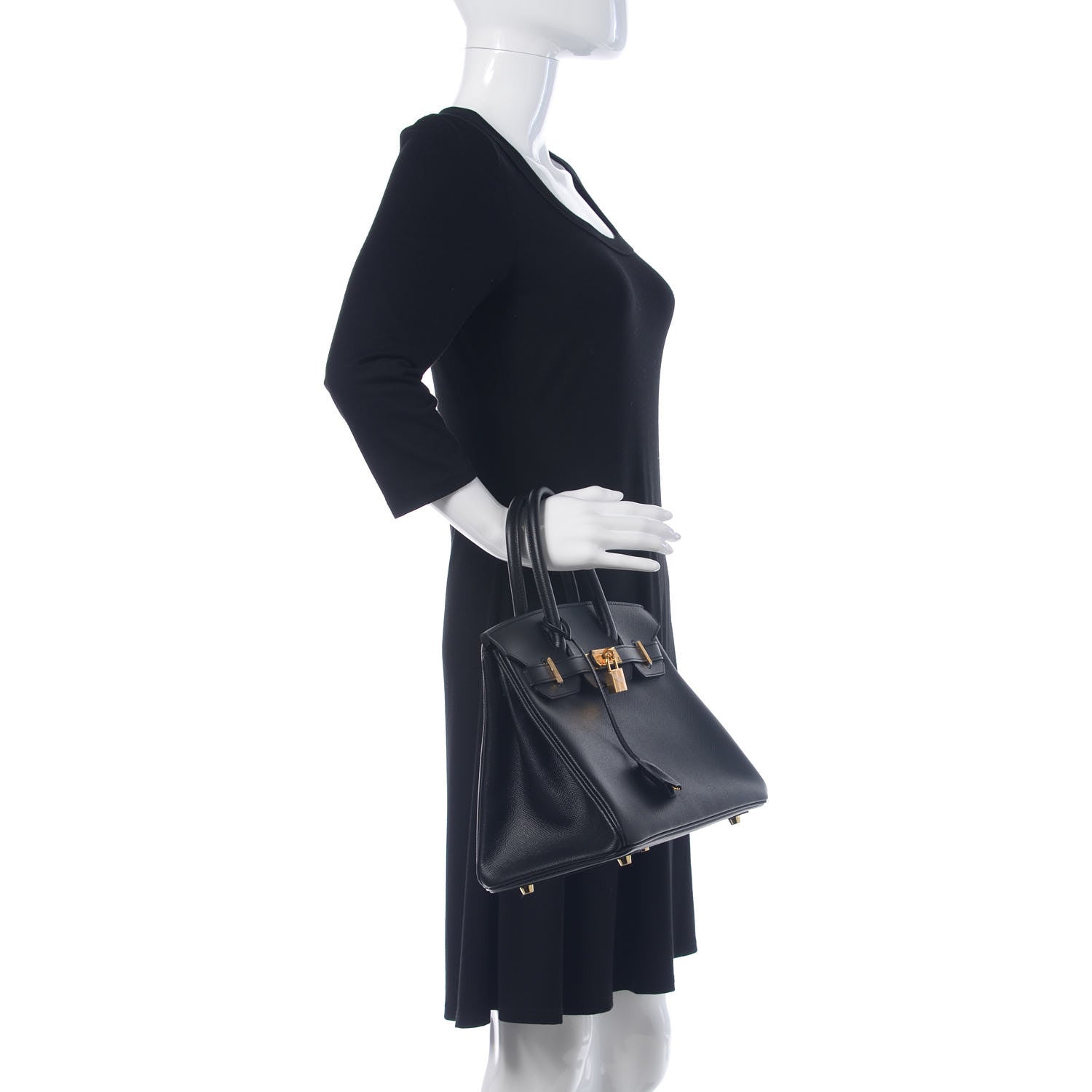 Hermes Epsom Birkin 30 Black 2 of 33
