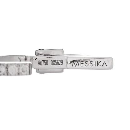 Messika 18K White Gold Diamond My Twin Mono Middle Pear Clip Earring 4 of 4