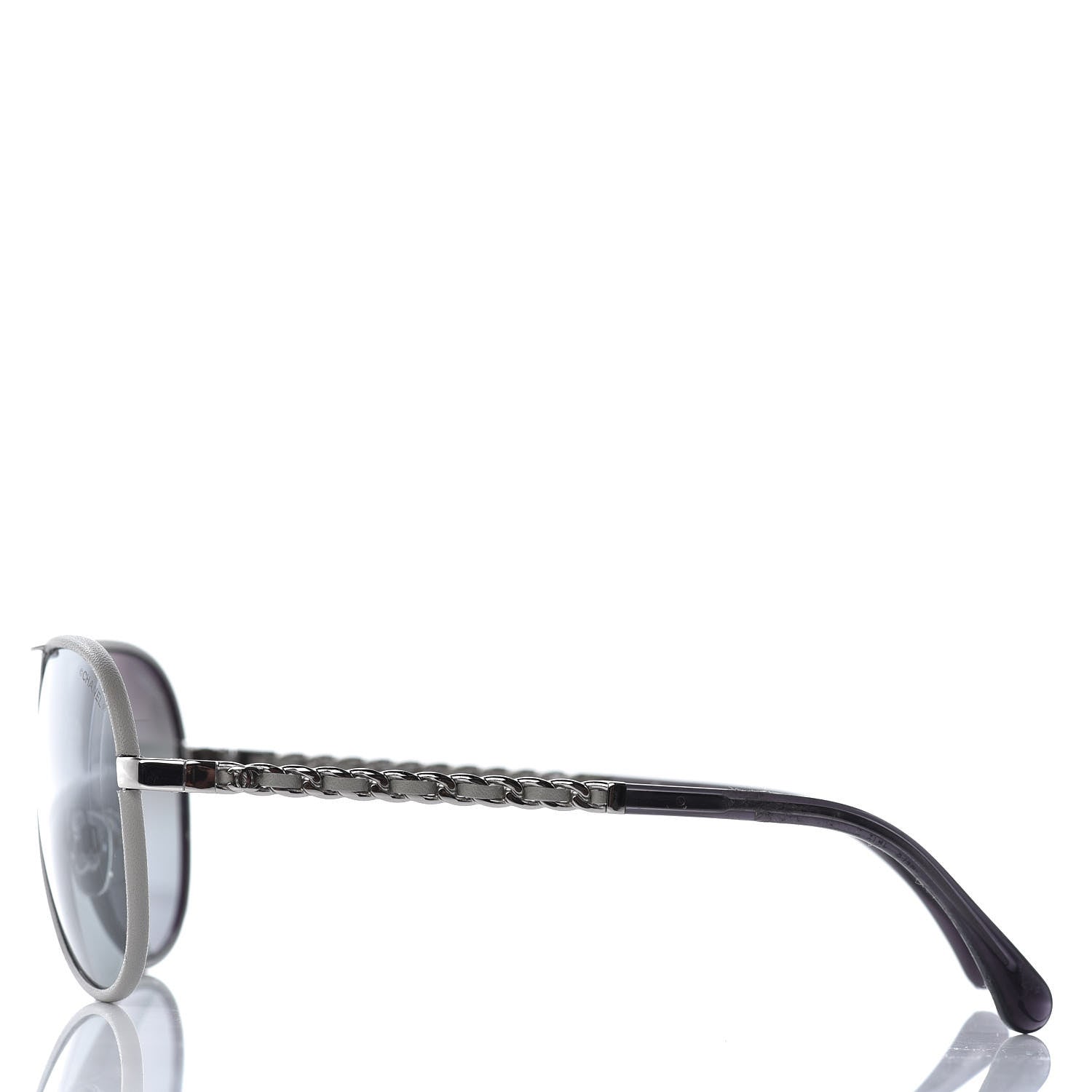 Chanel Polarized Pilot Winter Sunglasses 4219 Gray 4 of 8