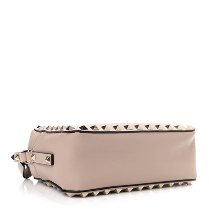 Valentino Garavani Calfskin Rockstud Camera Crossbody Bag Poudre 3 of 9