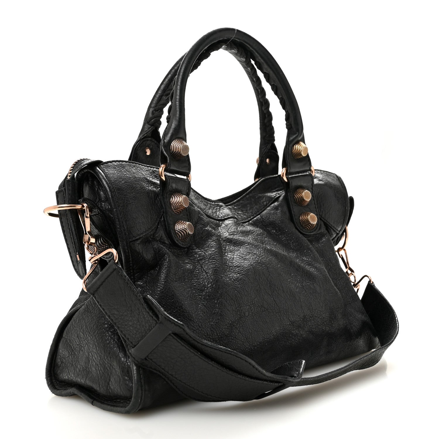 Balenciaga Agneau Giant 21 Rose Gold Hardware City Black 4 of 17