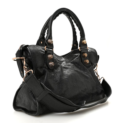 Balenciaga Agneau Giant 21 Rose Gold Hardware City Black 4 of 17