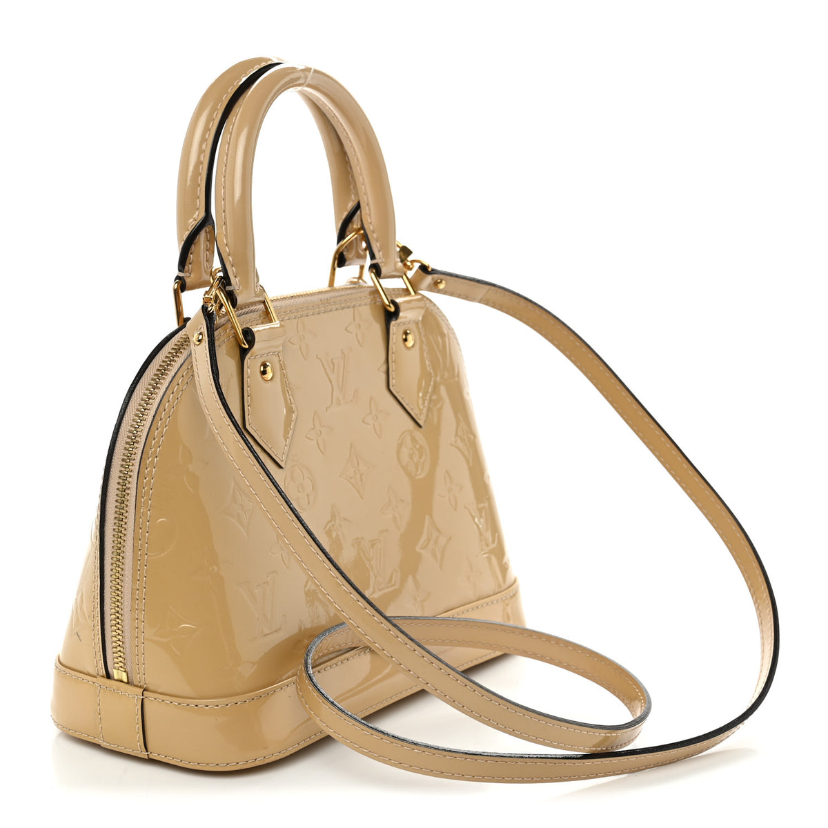 Louis Vuitton Vernis Alma BB Dune 3 of 14