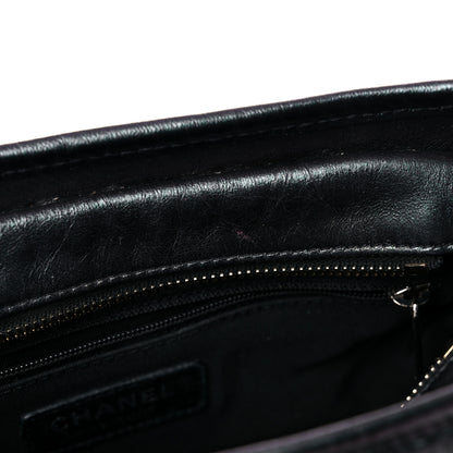 Chanel Iridescent Aged Calfskin Quilted Small Gabrielle Hobo Black 12 of 13