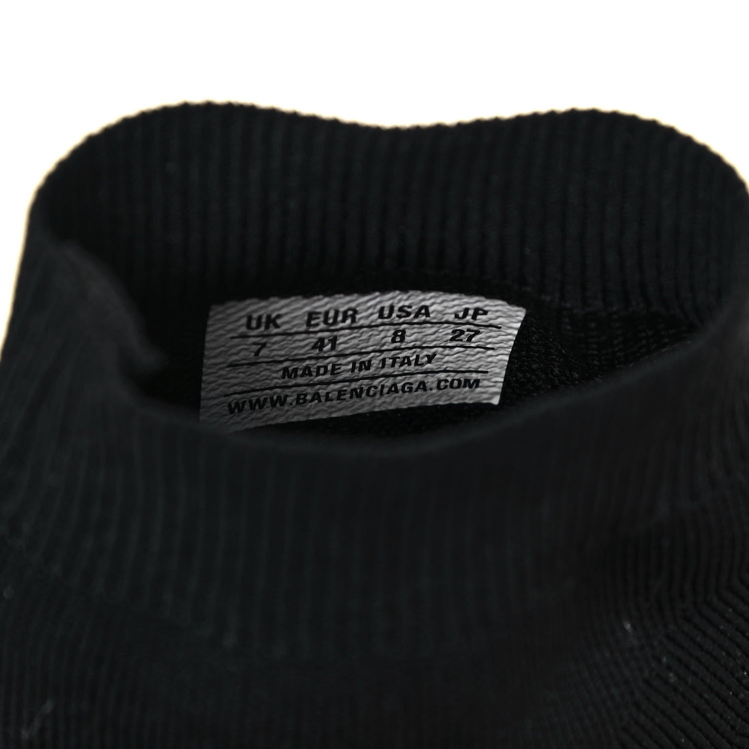 Balenciaga Technical 3D Recycled Knit Mens Speed 2.0 Sneakers 41 Monocolor Black 8 of 8