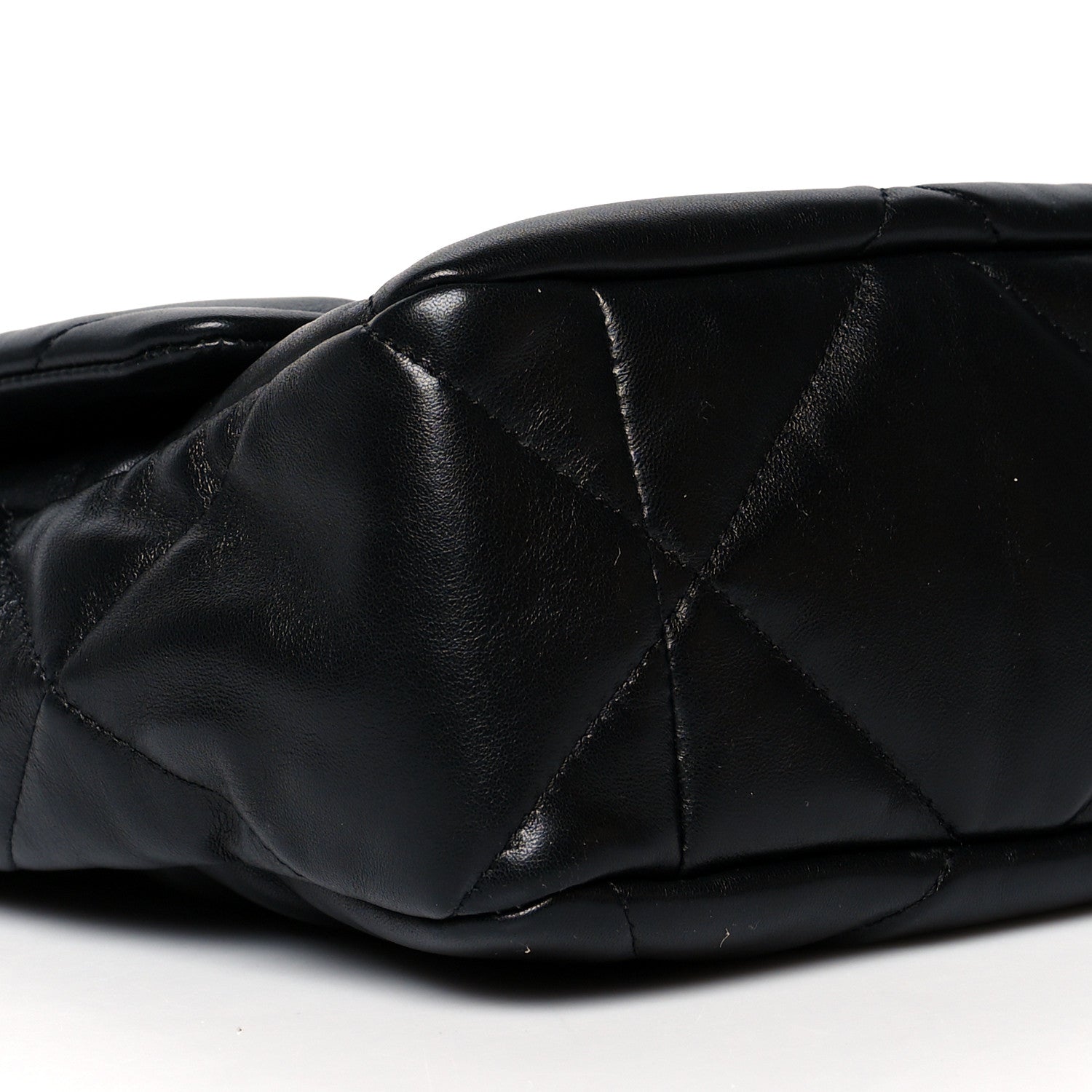 Chanel Lambskin Quilted Large Chanel 19 Flap Black 9 of 10