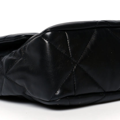 Chanel Lambskin Quilted Large Chanel 19 Flap Black 9 of 10