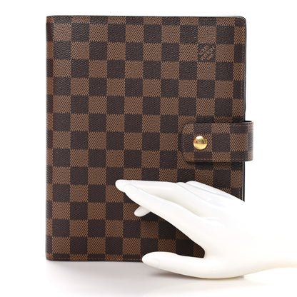 Louis Vuitton Damier Ebene Large Ring Agenda Cover 2 of 8