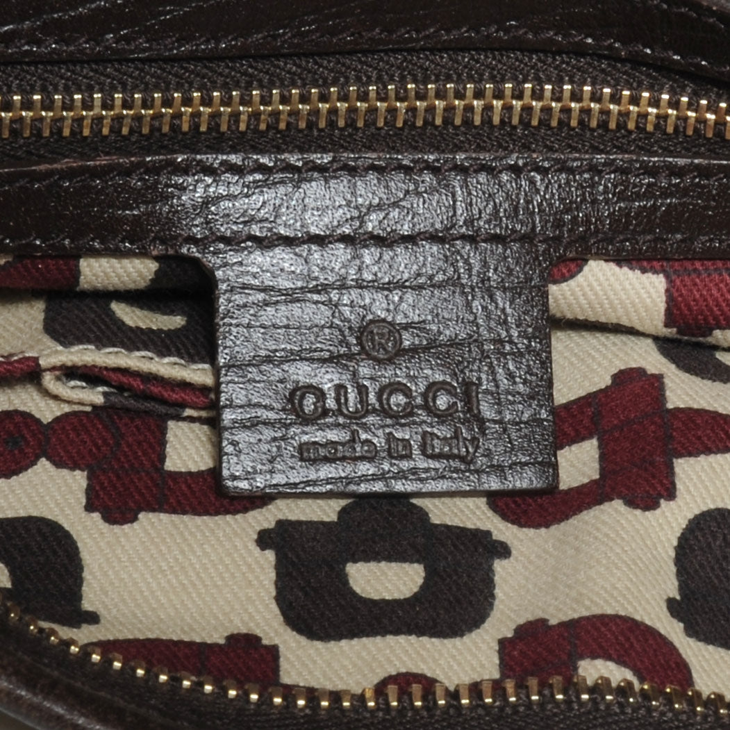 Gucci Monogram Web Jolicoeur Charms Messenger Ebony 6 of 7