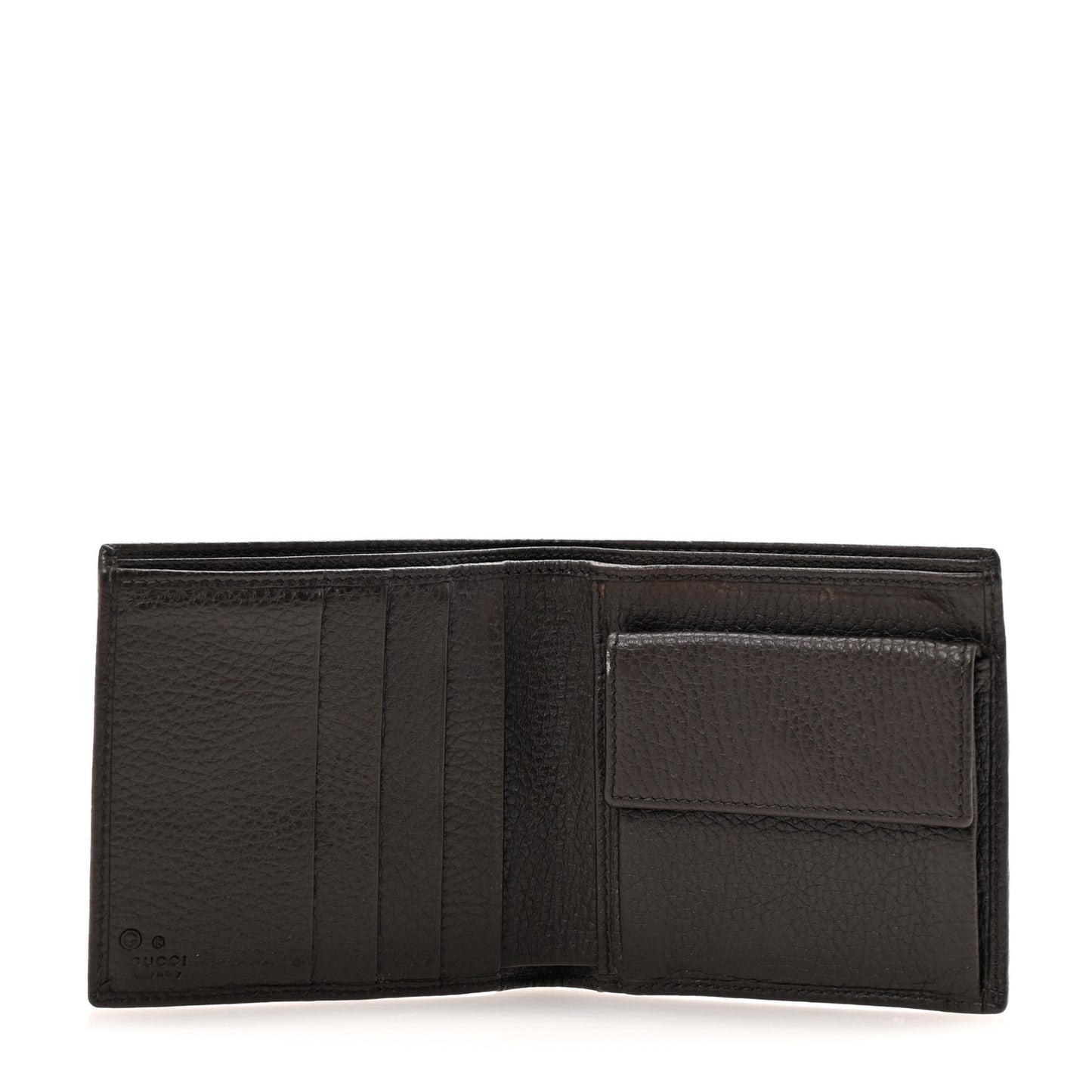 Nylon Monogram Bi-Fold Wallet Brown