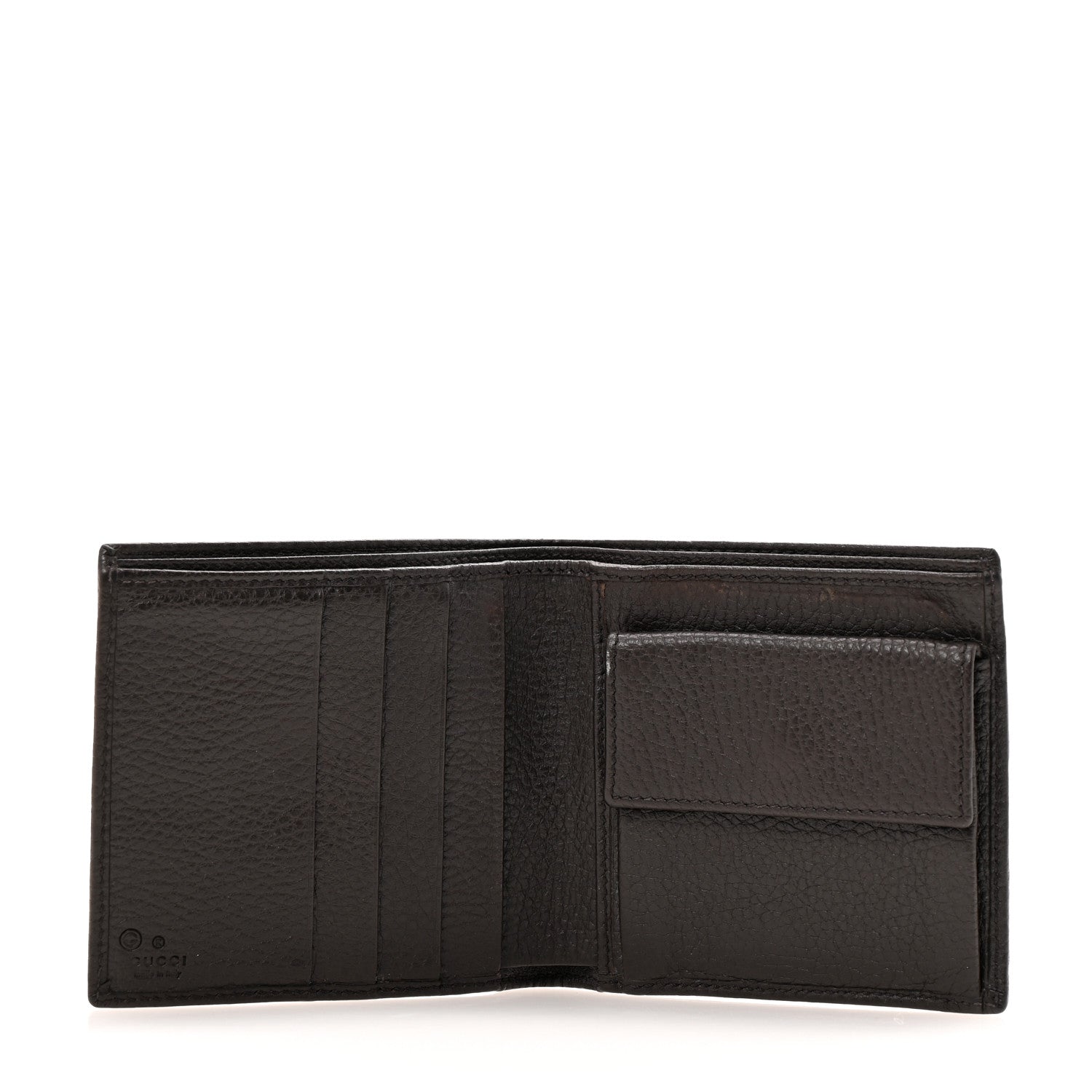 Gucci Nylon Monogram Bi-Fold Wallet Brown 5 of 9