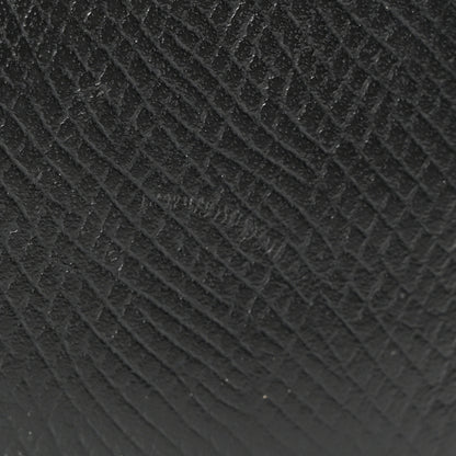 Celine Grained Calfskin Large Flap Wallet Black 13 of 17