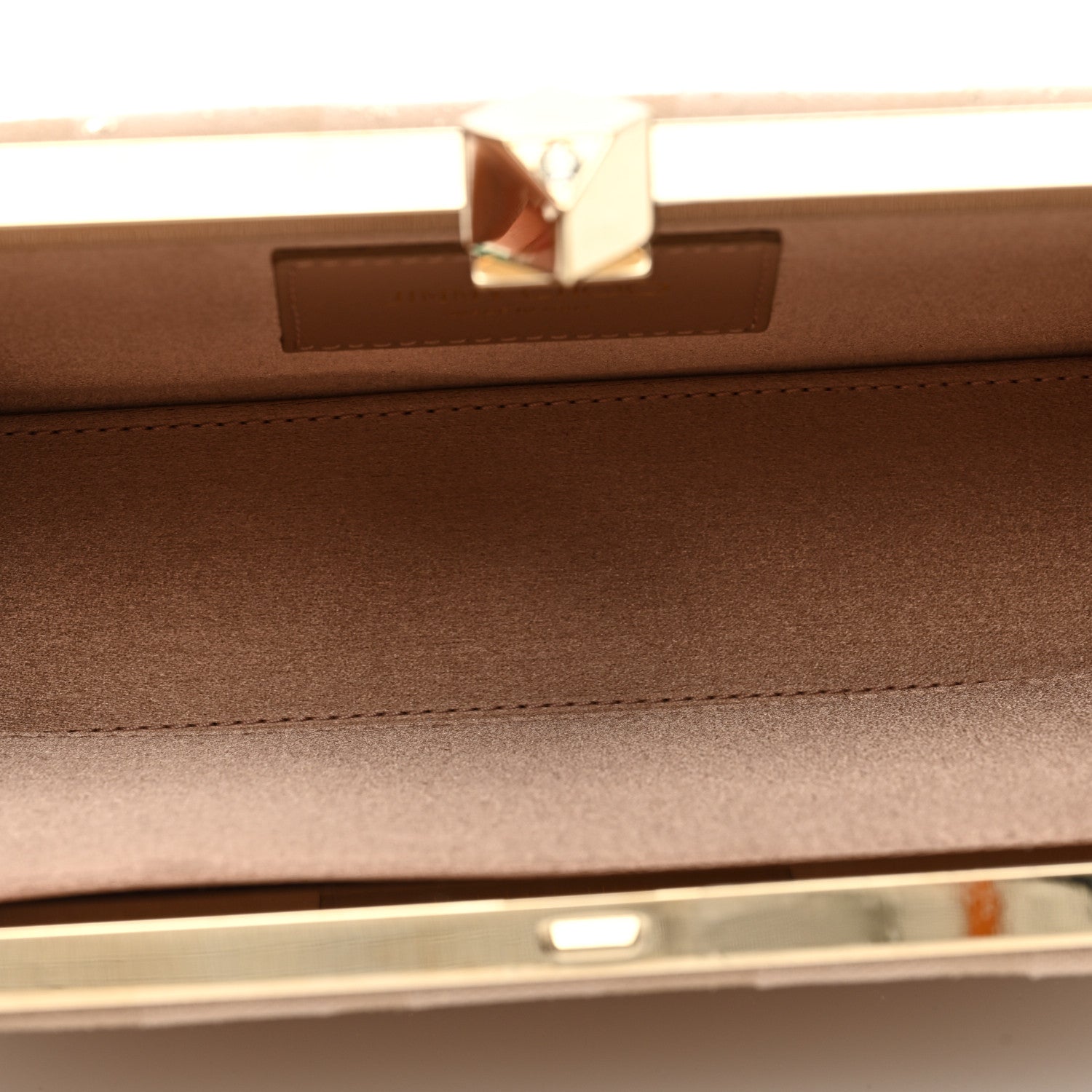 Jimmy Choo Suede Tulle Glitter Celeste Clutch Ballet Pink 5 of 8