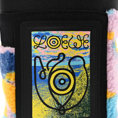 Loewe Neoprene Wool Camouflage Eye/LOEWE/Nature Chalk Drawstring Bag Black Multicolor 8 of 10