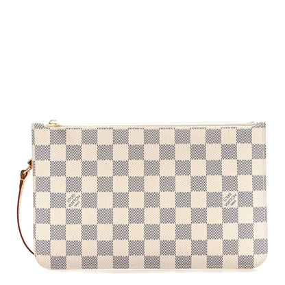 Louis Vuitton Damier Azur Neverfull MM GM Pochette 1 of 10