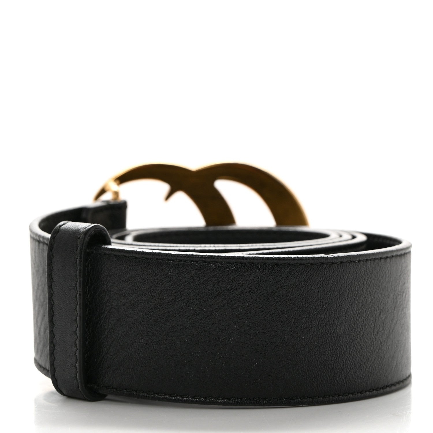 Gucci Plutone Calfskin Double G 40mm Belt 90 36 Black 2 of 6