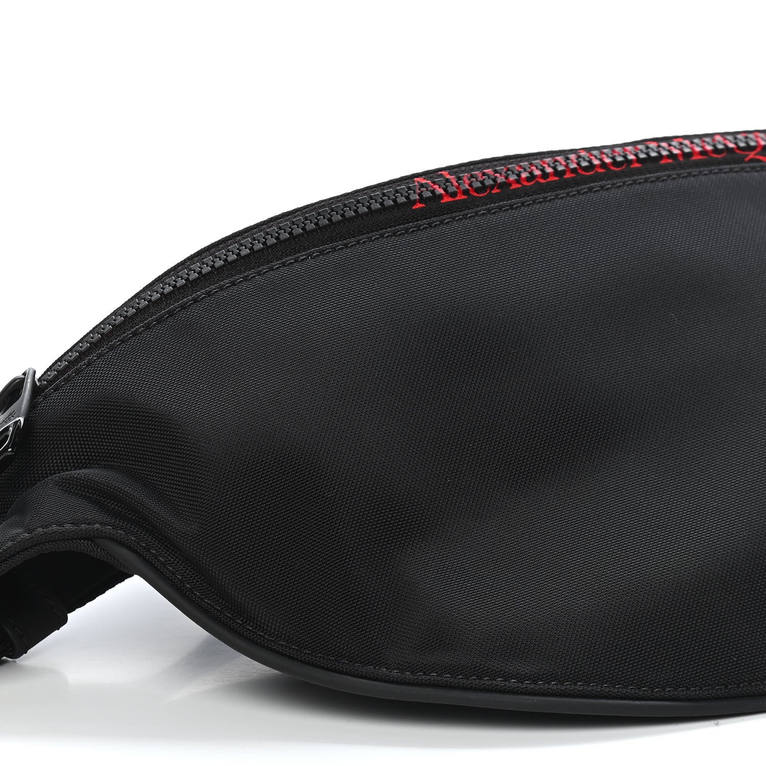 Alexander McQueen Nylon Oversized Harness Belt Bag Black Lust Red 6 of 7