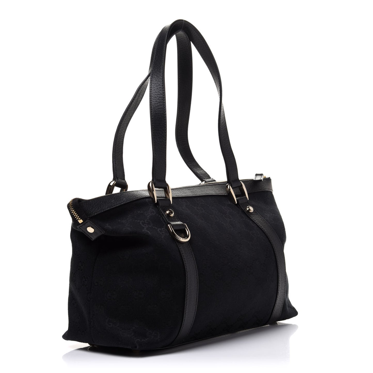 Monogram Abbey Medium Tote Black