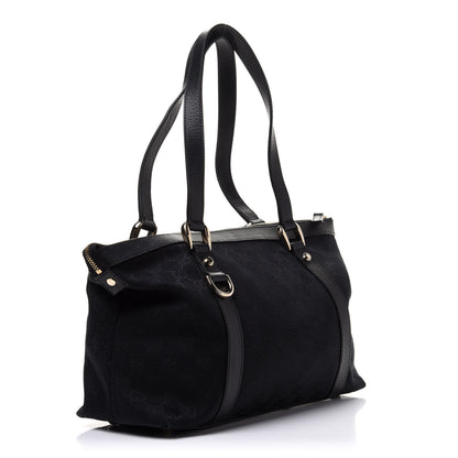 Gucci Monogram Abbey Medium Tote Black 3 of 12
