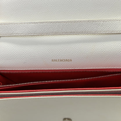Balenciaga Signature Grained Calfskin Logo S Ville Day Bag White 6 of 13
