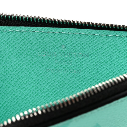 Louis Vuitton Taigarama Coin Card Holder Miami Green 6 of 7