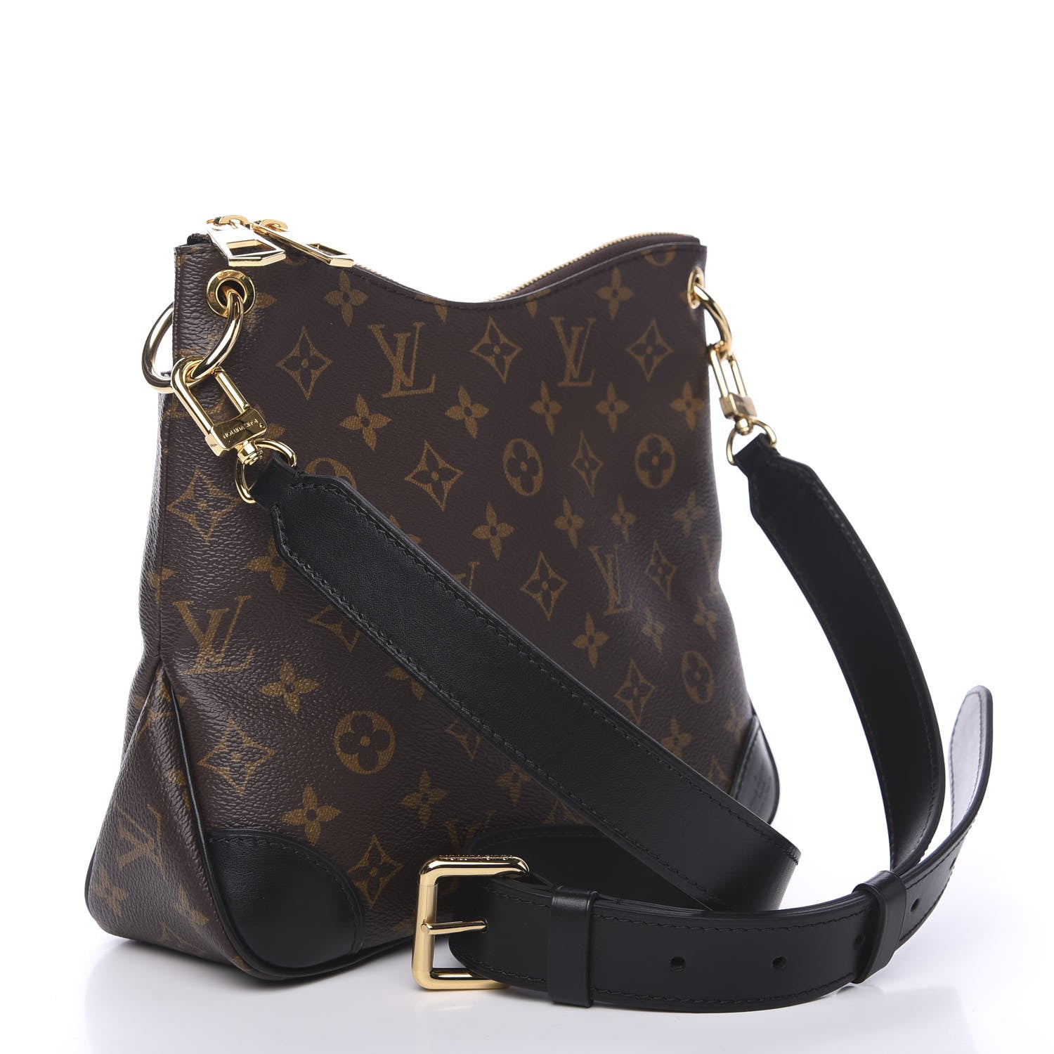 Louis Vuitton Monogram Odeon PM Black 2 of 7