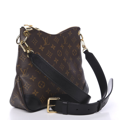 Louis Vuitton Monogram Odeon PM Black 2 of 7