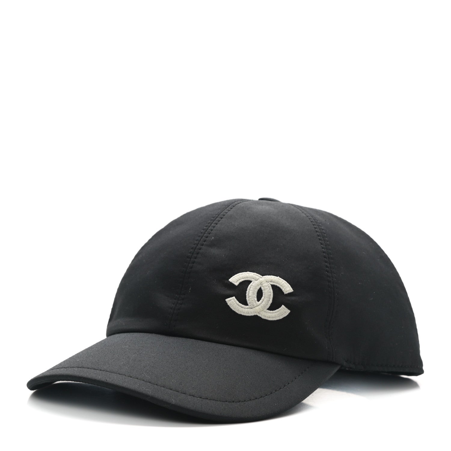 Chanel Cotton CC Cap Hat Black 1 of 7