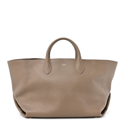 Khaite Pebbled Calfskin Medium Amelia Tote Taupe 1 of 10
