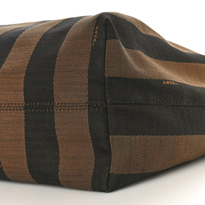 Fendi Pequin Vitello Medium Roll Tote Tobacco Yellow 8 of 11
